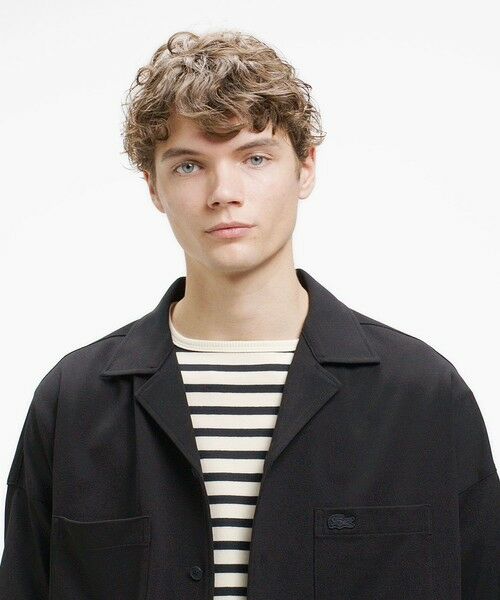 LACOSTE / ラコステ シャツ・ブラウス | 鹿の子地オープンカラーシャツジャケット | 詳細1