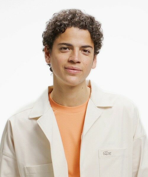 LACOSTE / ラコステ シャツ・ブラウス | 鹿の子地オープンカラーシャツジャケット | 詳細11