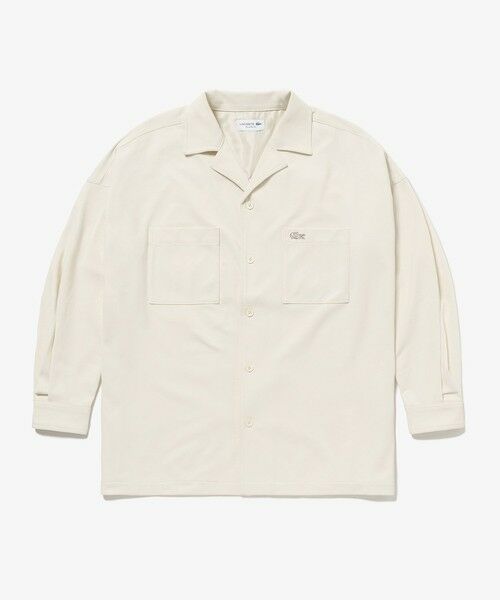 LACOSTE / ラコステ シャツ・ブラウス | 鹿の子地オープンカラーシャツジャケット | 詳細14