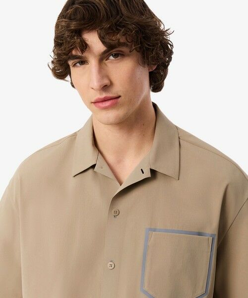 LACOSTE / ラコステ シャツ・ブラウス | 撥水防風ストレッチオープンカラーシャツ | 詳細1