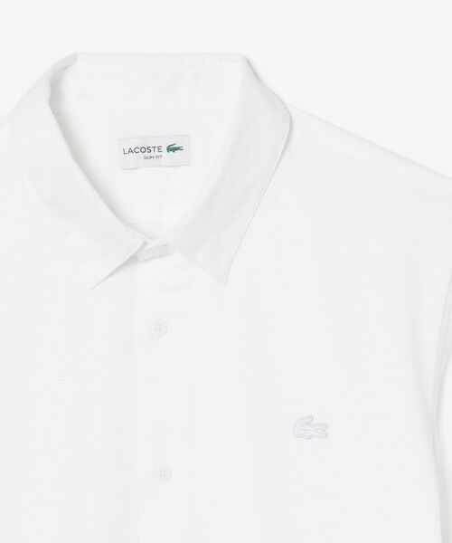 LACOSTE / ラコステ シャツ・ブラウス | スリムフィットミニマル半袖ボタンシャツ | 詳細4