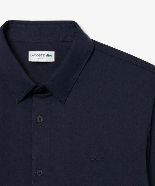 LACOSTE / ラコステ シャツ・ブラウス | スリムフィットミニマル半袖ボタンシャツ | 詳細10