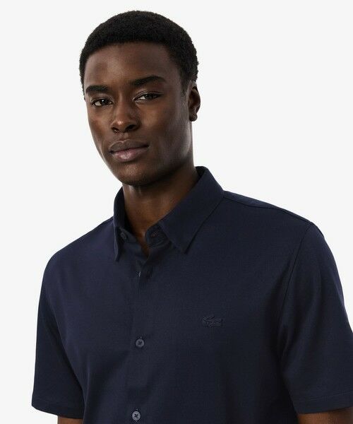 LACOSTE / ラコステ シャツ・ブラウス | スリムフィットミニマル半袖ボタンシャツ | 詳細7