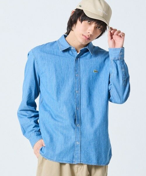 LACOSTE / ラコステ シャツ・ブラウス | ライトウェイトデニムシャツ | 詳細7