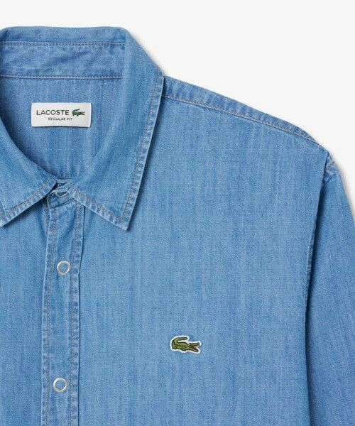 LACOSTE / ラコステ シャツ・ブラウス | ライトウェイトデニムシャツ | 詳細10