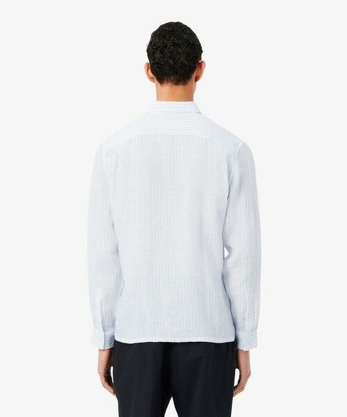LACOSTE / ラコステ シャツ・ブラウス | リネンストライプシャツ | 詳細2