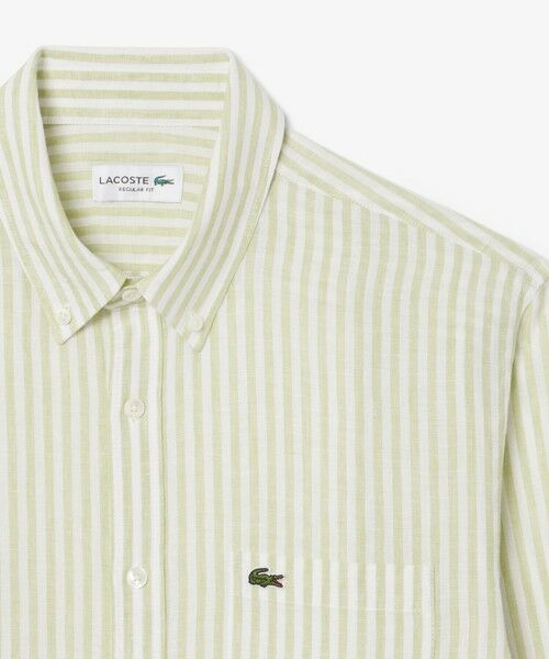 LACOSTE / ラコステ シャツ・ブラウス | リネンストライプシャツ | 詳細11