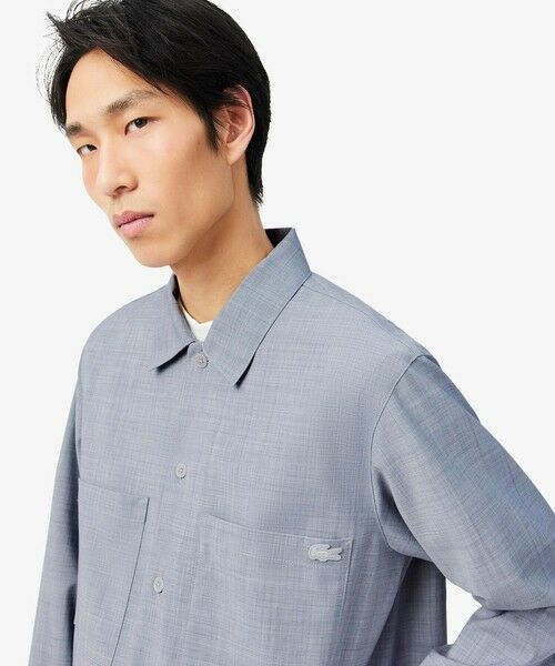 LACOSTE / ラコステ シャツ・ブラウス | ウールブレンドオーバーサイズシャツジャケット | 詳細1