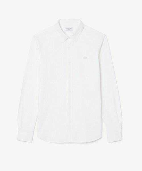LACOSTE / ラコステ シャツ・ブラウス | スリムフィットミニマル長袖ボタンシャツ | 詳細3