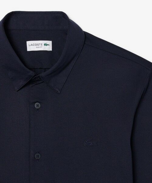 LACOSTE / ラコステ シャツ・ブラウス | スリムフィットミニマル長袖ボタンシャツ | 詳細11