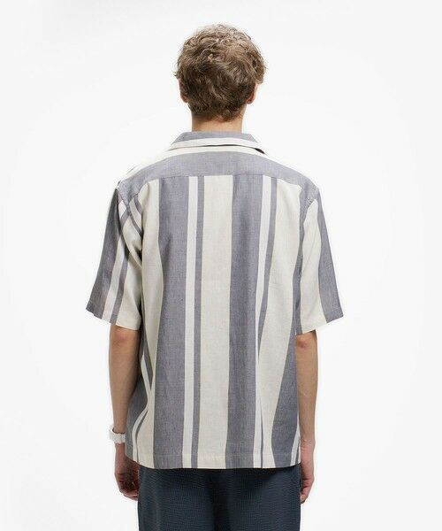 LACOSTE / ラコステ シャツ・ブラウス | リネンブレンドオープンカラーシャツ | 詳細12