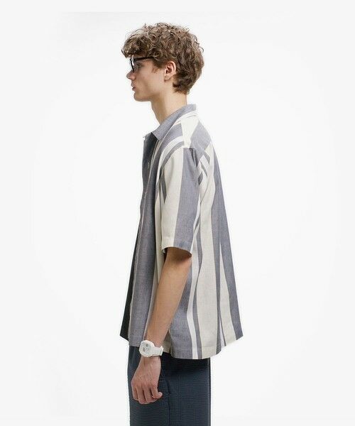 LACOSTE / ラコステ シャツ・ブラウス | リネンブレンドオープンカラーシャツ | 詳細15