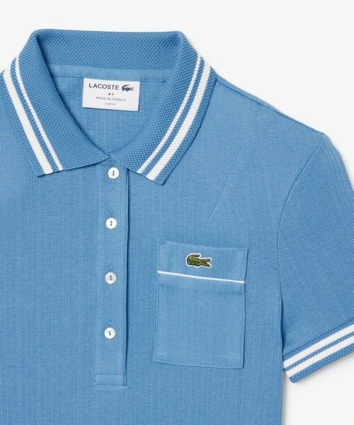 LACOSTE / ラコステ ポロシャツ | フランスメイド ナローリブニット スリムフィットポロシャツ | 詳細5