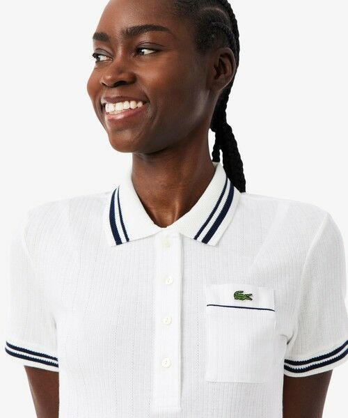 LACOSTE / ラコステ ポロシャツ | フランスメイド ナローリブニットポロシャツ | 詳細3