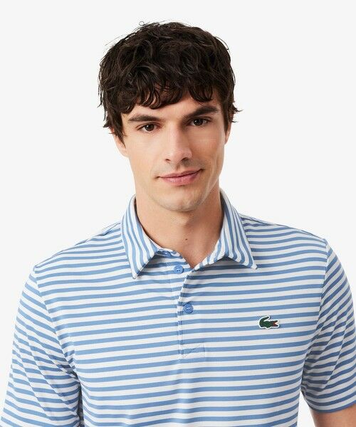 LACOSTE / ラコステ ポロシャツ | ウルトラドライ ボーダーゴルフポロシャツ | 詳細1