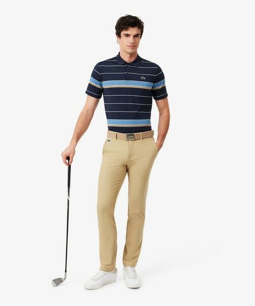LACOSTE / ラコステ ポロシャツ | ウルトラドライ パネル配色ボーダーゴルフポロシャツ | 詳細6