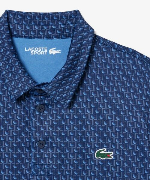 LACOSTE / ラコステ ポロシャツ | 総柄ゴルフプリント ウルトラドライストレッチポロシャツ | 詳細4