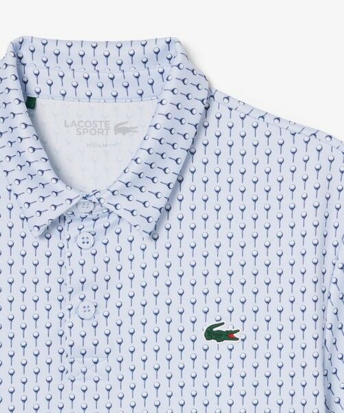 LACOSTE / ラコステ ポロシャツ | 総柄ゴルフプリント ウルトラドライストレッチポロシャツ | 詳細9
