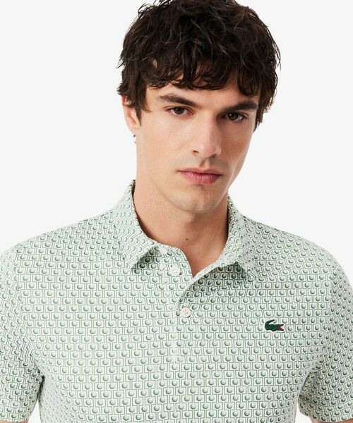 LACOSTE / ラコステ ポロシャツ | 総柄ゴルフプリント ウルトラドライストレッチポロシャツ | 詳細16