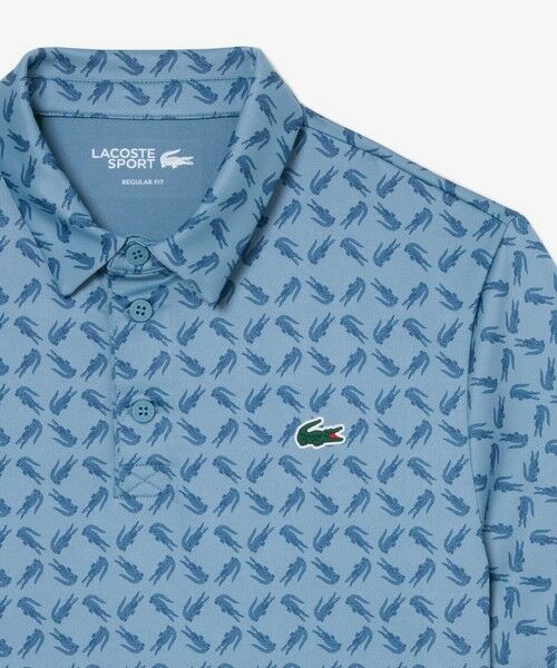LACOSTE / ラコステ ポロシャツ | 総柄ゴルフプリント ウルトラドライストレッチポロシャツ | 詳細15