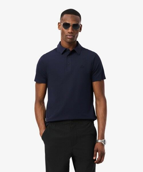 LACOSTE / ラコステ ポロシャツ | ミニマルテックポロシャツ（ダークネイビー）