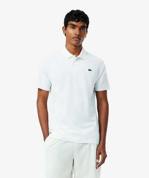 LACOSTE / ラコステ ポロシャツ | 『ノバク・ジョコビッチ』シームレスポロシャツ（ホワイト）