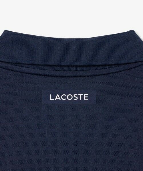 LACOSTE / ラコステ ポロシャツ | ウルトラドライ コートジャカードジップポロシャツ | 詳細3