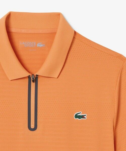 LACOSTE / ラコステ ポロシャツ | ウルトラドライ コートジャカードジップポロシャツ | 詳細8