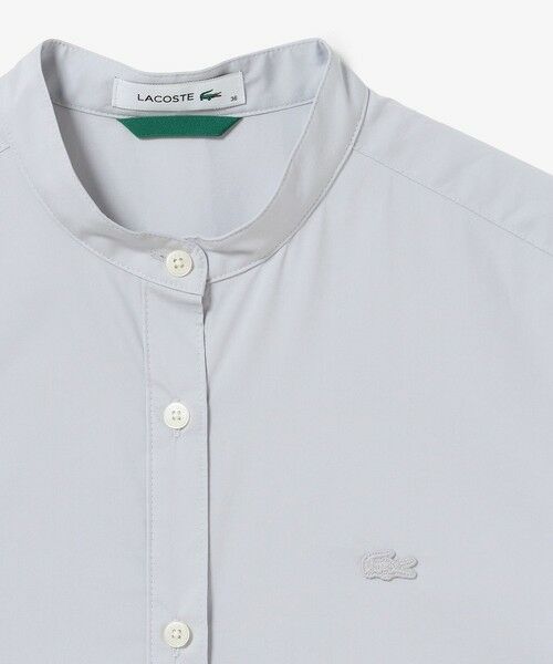 LACOSTE / ラコステ ミニ丈・ひざ丈ワンピース | Aラインノースリーブシャツドレス / ミモレ丈シャツワンピース | 詳細16