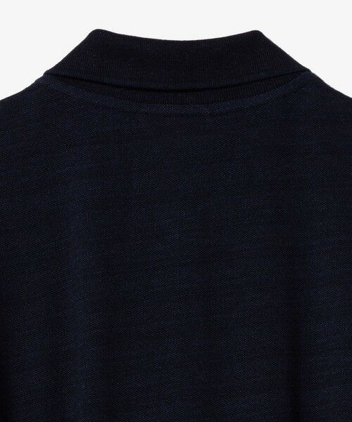 LACOSTE / ラコステ ミニ丈・ひざ丈ワンピース | インディゴ鹿の子ポロドレス | 詳細7