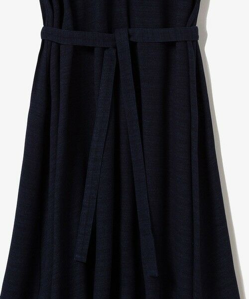 LACOSTE / ラコステ ミニ丈・ひざ丈ワンピース | インディゴ鹿の子ポロドレス | 詳細9