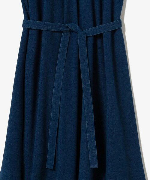 LACOSTE / ラコステ ミニ丈・ひざ丈ワンピース | インディゴ鹿の子ポロドレス | 詳細19