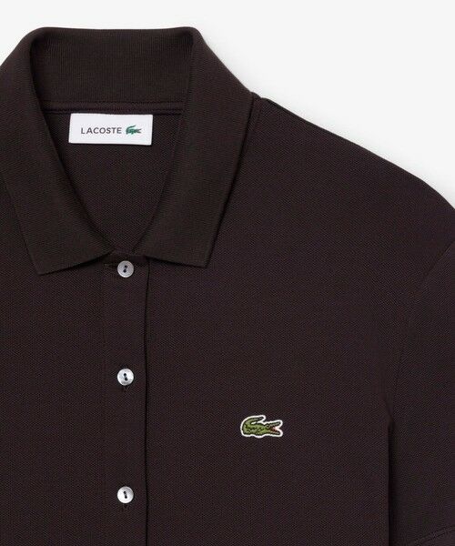 LACOSTE / ラコステ ミニ丈・ひざ丈ワンピース | ストレッチ鹿の子地プリーツポロドレス | 詳細4