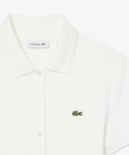 LACOSTE / ラコステ ミニ丈・ひざ丈ワンピース | ストレッチ鹿の子地プリーツポロドレス | 詳細10