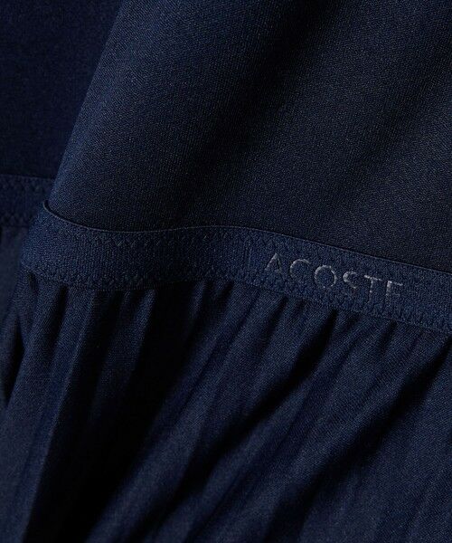 LACOSTE / ラコステ ミニ丈・ひざ丈ワンピース | スリーブレスプリーツロングドレス | 詳細5