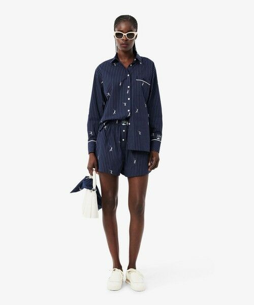 LACOSTE / ラコステ ショート・ハーフ・半端丈パンツ | プレイヤージャカード ストライプボクサーショーツ | 詳細8