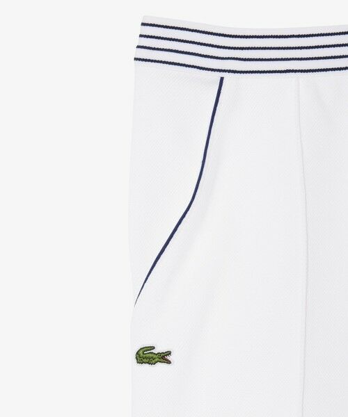 LACOSTE / ラコステ ショート・ハーフ・半端丈パンツ | フランスメイド ボーダーウエストバンド鹿の子地ショーツ | 詳細4