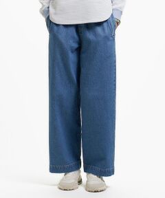 LACOSTE / ラコステ デニムパンツ | ワイドレッグイージーデニムパンツ
