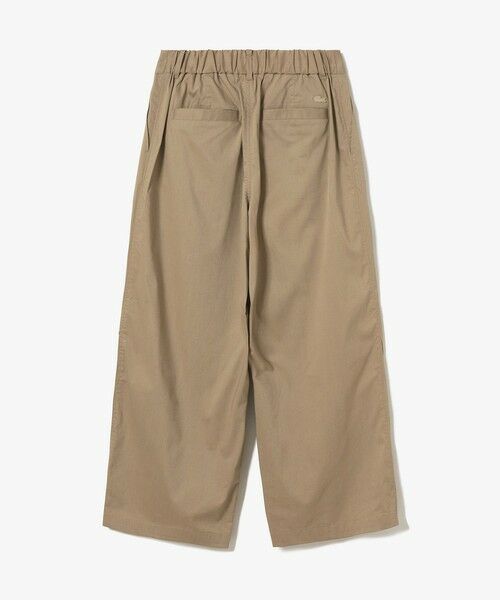 LACOSTE / ラコステ チノ・ワークパンツ | ウエストギャザーストレッチ ダブルタックワイドパンツ | 詳細4