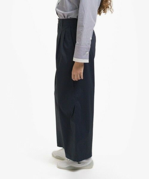 LACOSTE / ラコステ チノ・ワークパンツ | ウエストギャザーストレッチ ダブルタックワイドパンツ | 詳細12