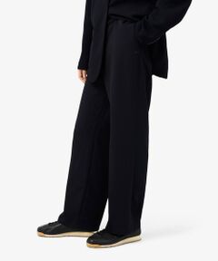 LACOSTE / ラコステ スラックス・ドレスパンツ | ドレープ鹿の子地スーツパンツ