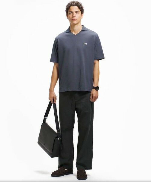 LACOSTE / ラコステ デニムパンツ | ウールライクワイドバギーイージーパンツ | 詳細13