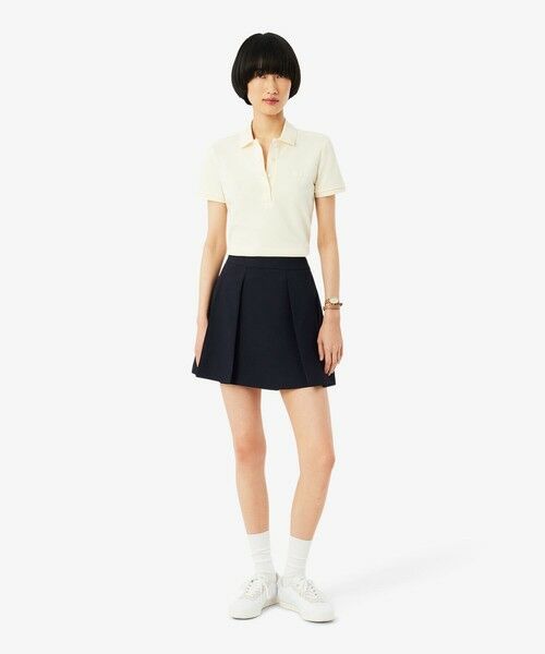 LACOSTE / ラコステ ミニ・ひざ丈スカート | テニスプリーツ鹿の子地スカート | 詳細1