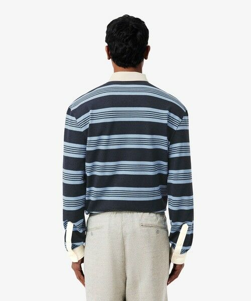 LACOSTE / ラコステ ポロシャツ | ボーダーラグビー鹿の子地ポロシャツ | 詳細8