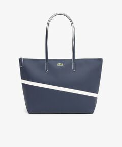 LACOSTE / ラコステ トートバッグ | L.12.12 コンセプトシーズナル ストライプ鹿の子トートバッグ