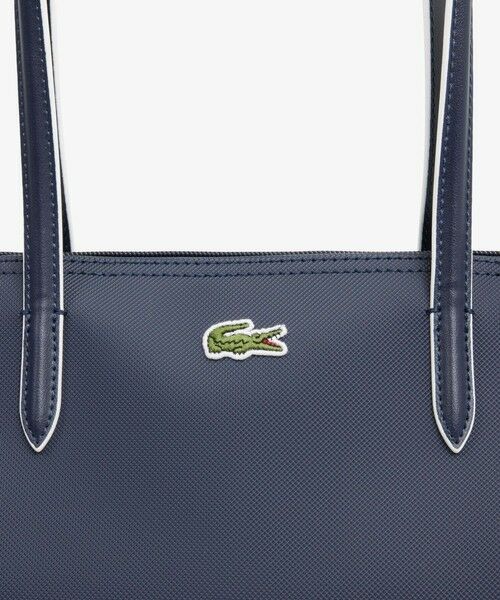 LACOSTE / ラコステ トートバッグ | L.12.12 コンセプトシーズナル ストライプ鹿の子トートバッグ | 詳細5