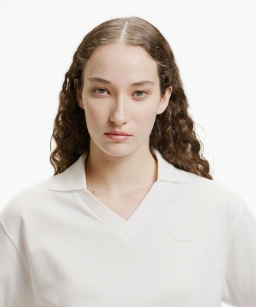 LACOSTE / ラコステ ポロシャツ | 鹿の子地サッカーシャツ / スキッパーネックポロ | 詳細3