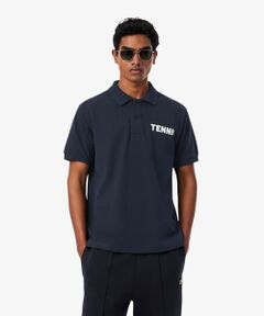 LACOSTE / ラコステ ポロシャツ | テニスプリント鹿の子地ポロシャツ