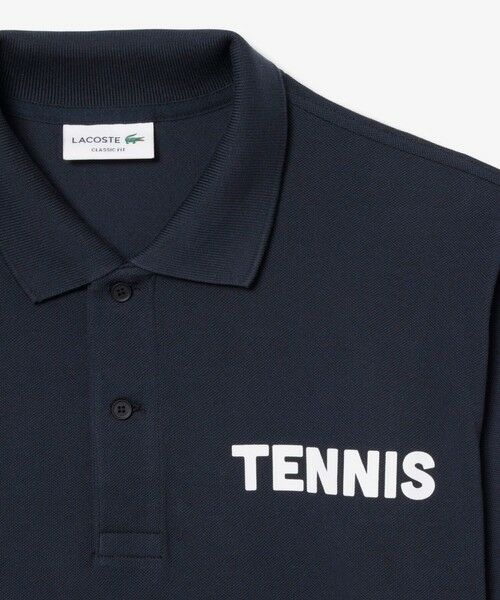 LACOSTE / ラコステ ポロシャツ | テニスプリント鹿の子地ポロシャツ | 詳細4
