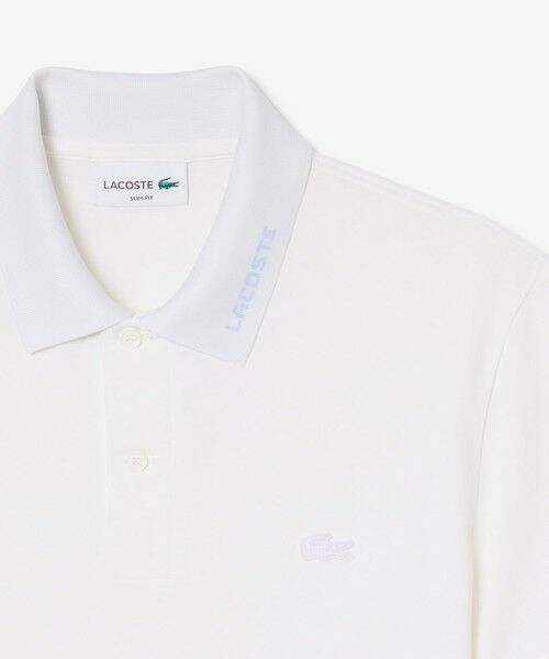 LACOSTE / ラコステ ポロシャツ | ネームジャカードカラーポロシャツ | 詳細4